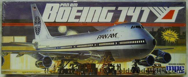 MPC 1/144 Boeing 747 Jumbo Jet Pan Am, 1-4751 plastic model kit